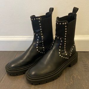 Zara studded boots